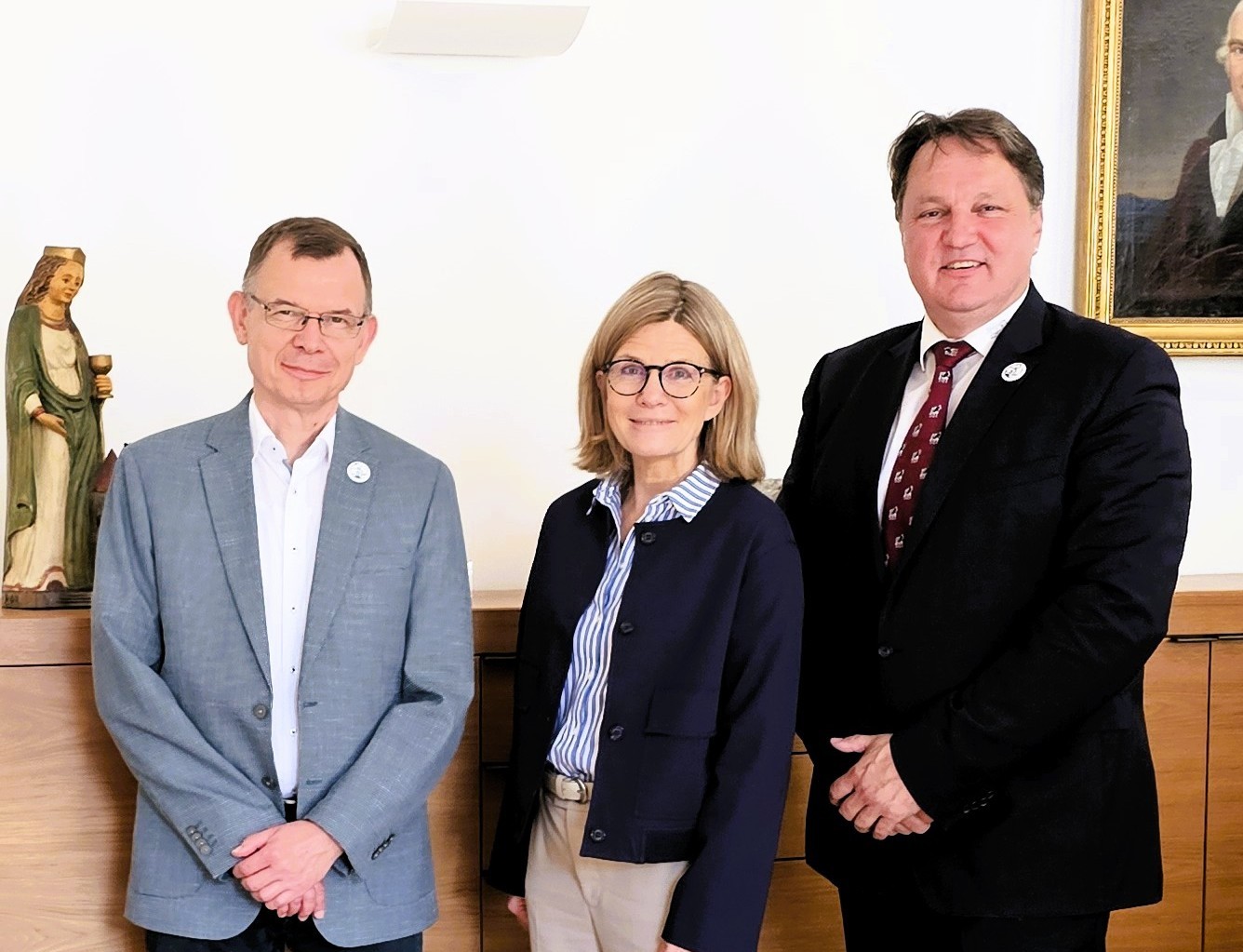 Statustreffen bei Rektorin der TU Bergakademie Freiberg